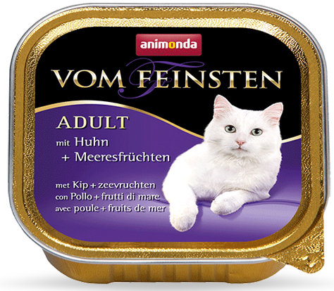 Animonda Vom Feinsten Adult Cat Kurczak I Owoce Morza 100g