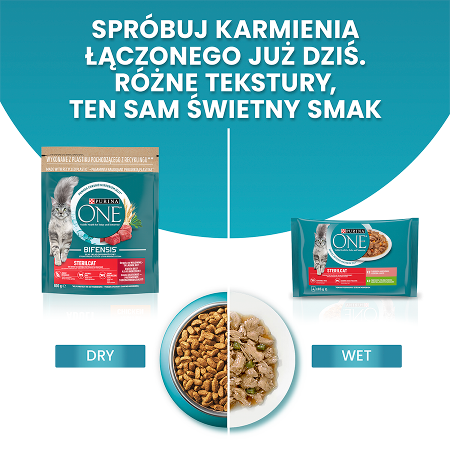 Purina One Sterilcat Karma Dla Kota Z Indykiem I Zieloną Fasolką 85g