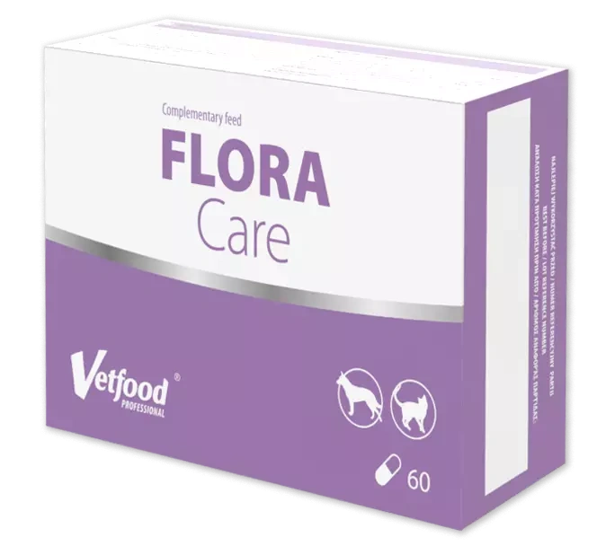 Vetfood Flora Care Suplement 60 Kapsułek