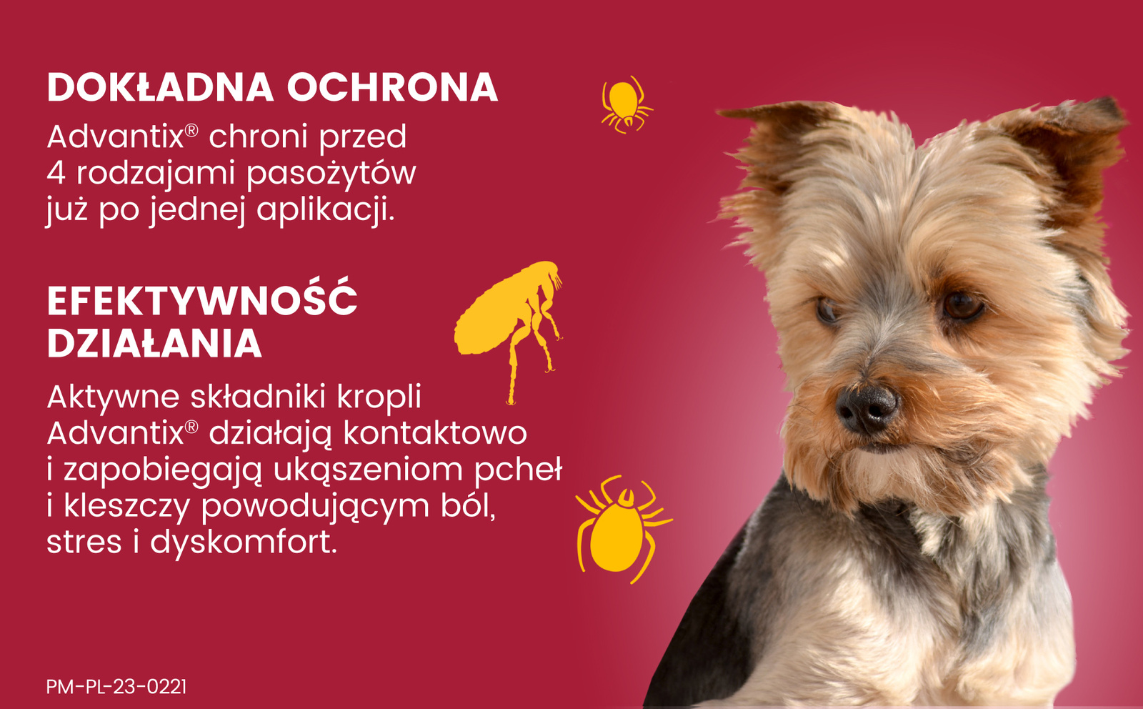 Bayer Advantix Krople Na Kleszcze I Pchły 0,4ml