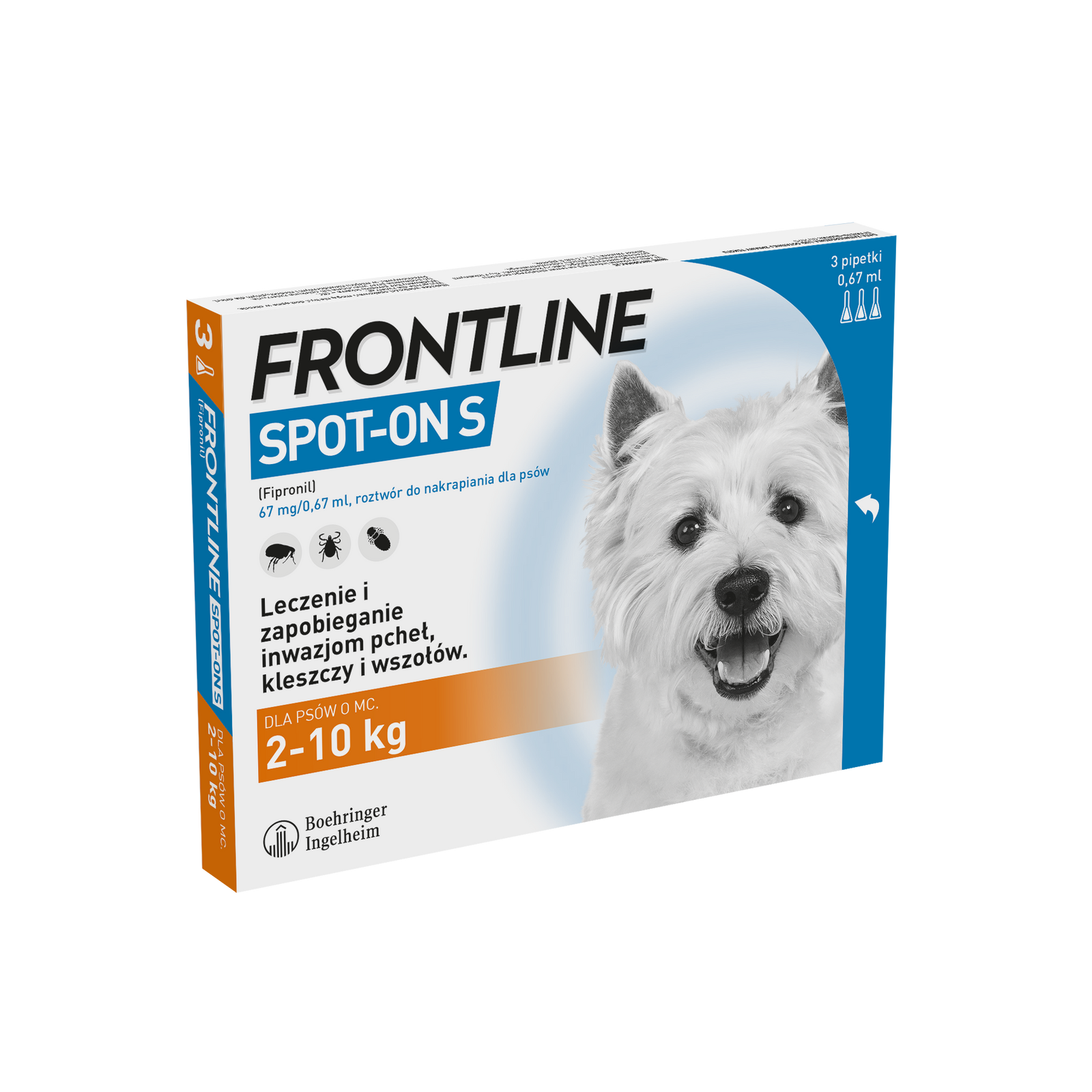 FRONTLINE Spot On Dla Psa 3x0,67ml
