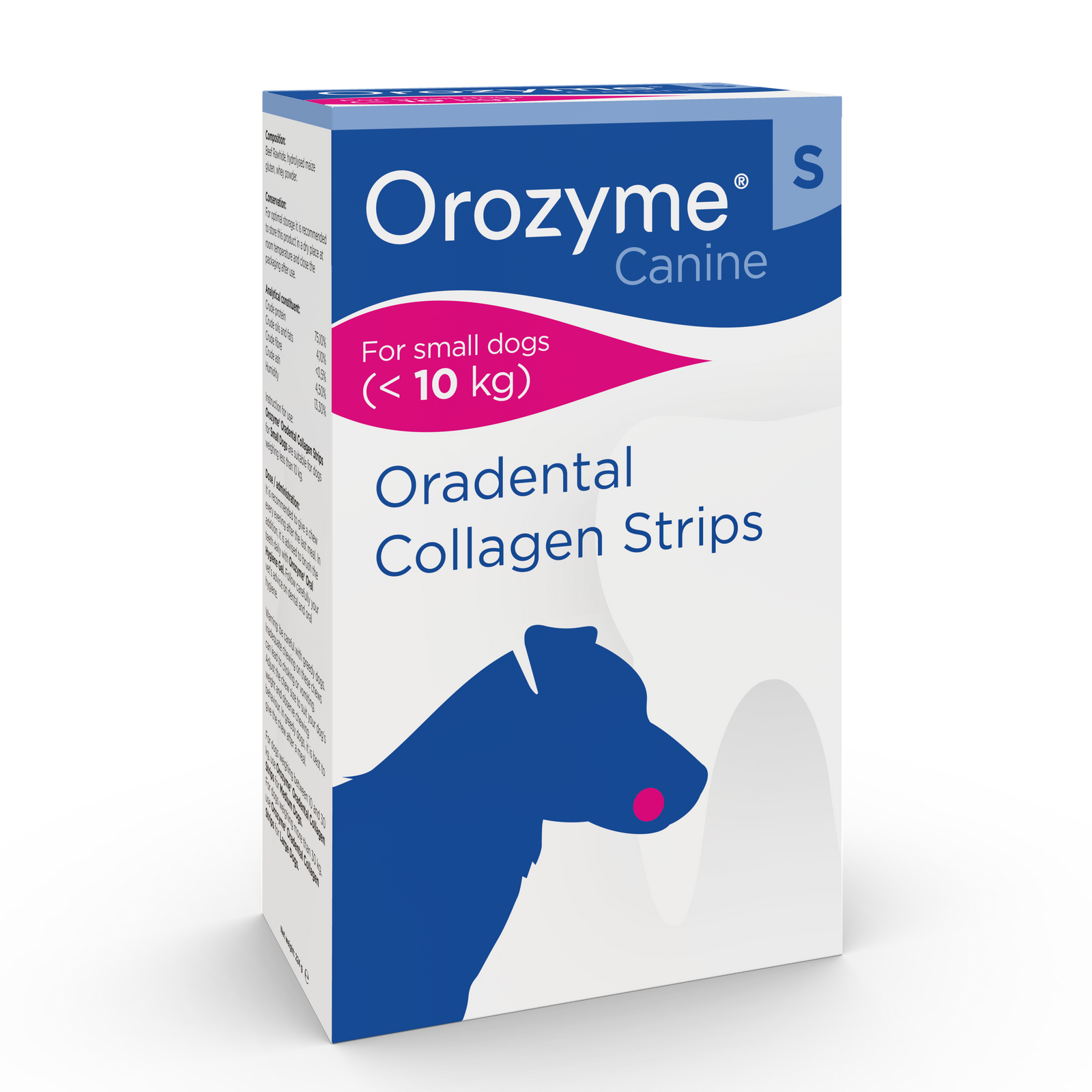 Orozyme Oradental Collagen Strips Kolagenowe Płatki Czyszczące Dla Psa S 224g