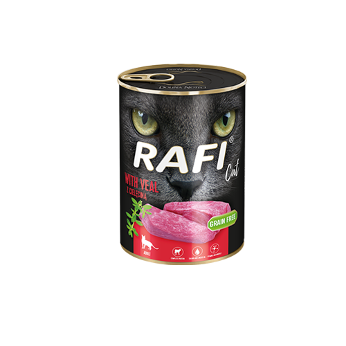 Dolina Noteci Rafi Cat Adult Z Cielęciną 400g
