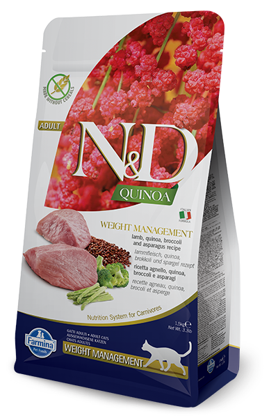 Farmina N&D Quinoa Feline Weight Management Lamb 1,5kg