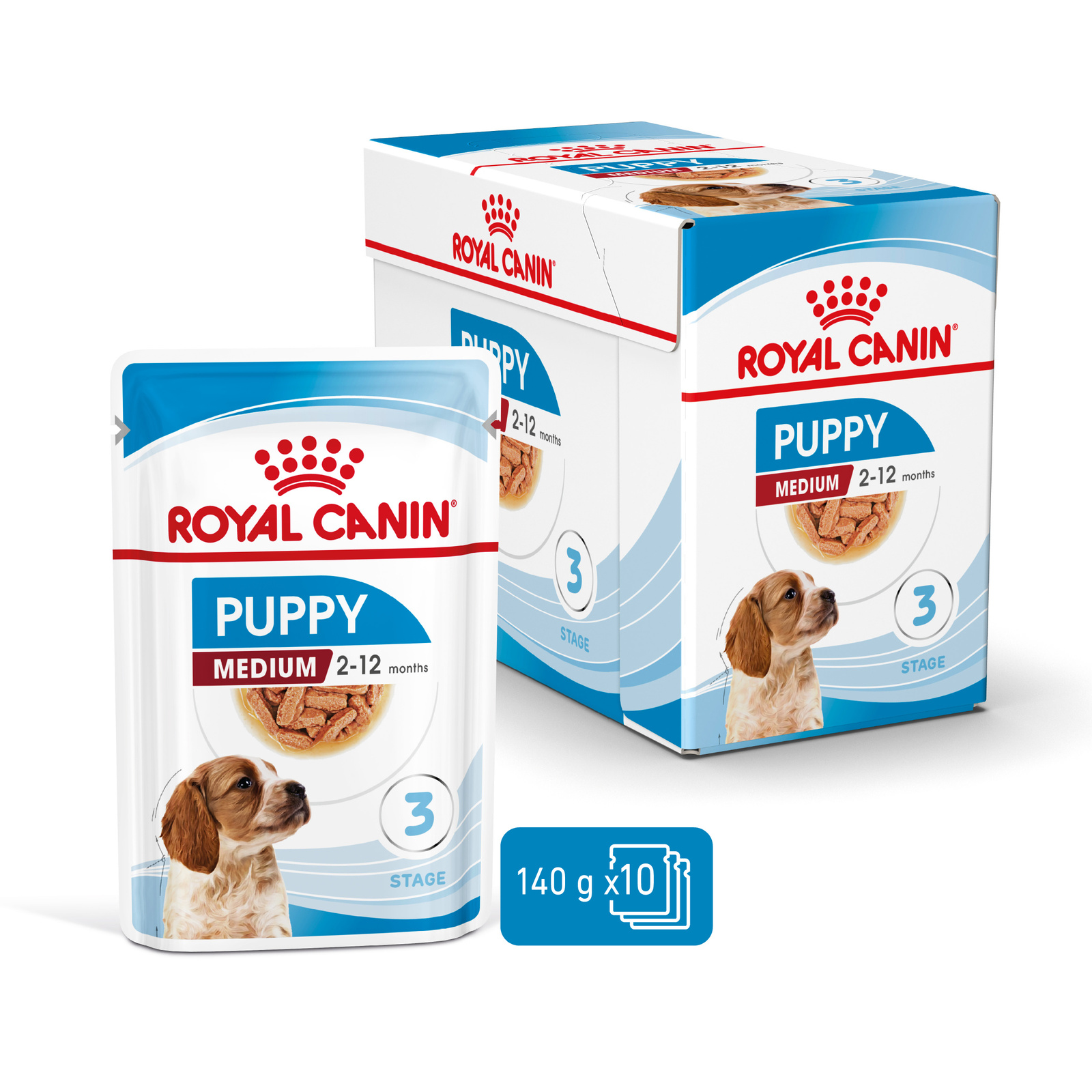 ROYAL CANIN Medium Puppy 10x140g