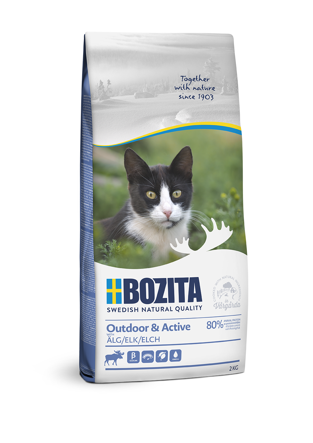 BOZITA Outdoor & Active Z Łosiem 2kg