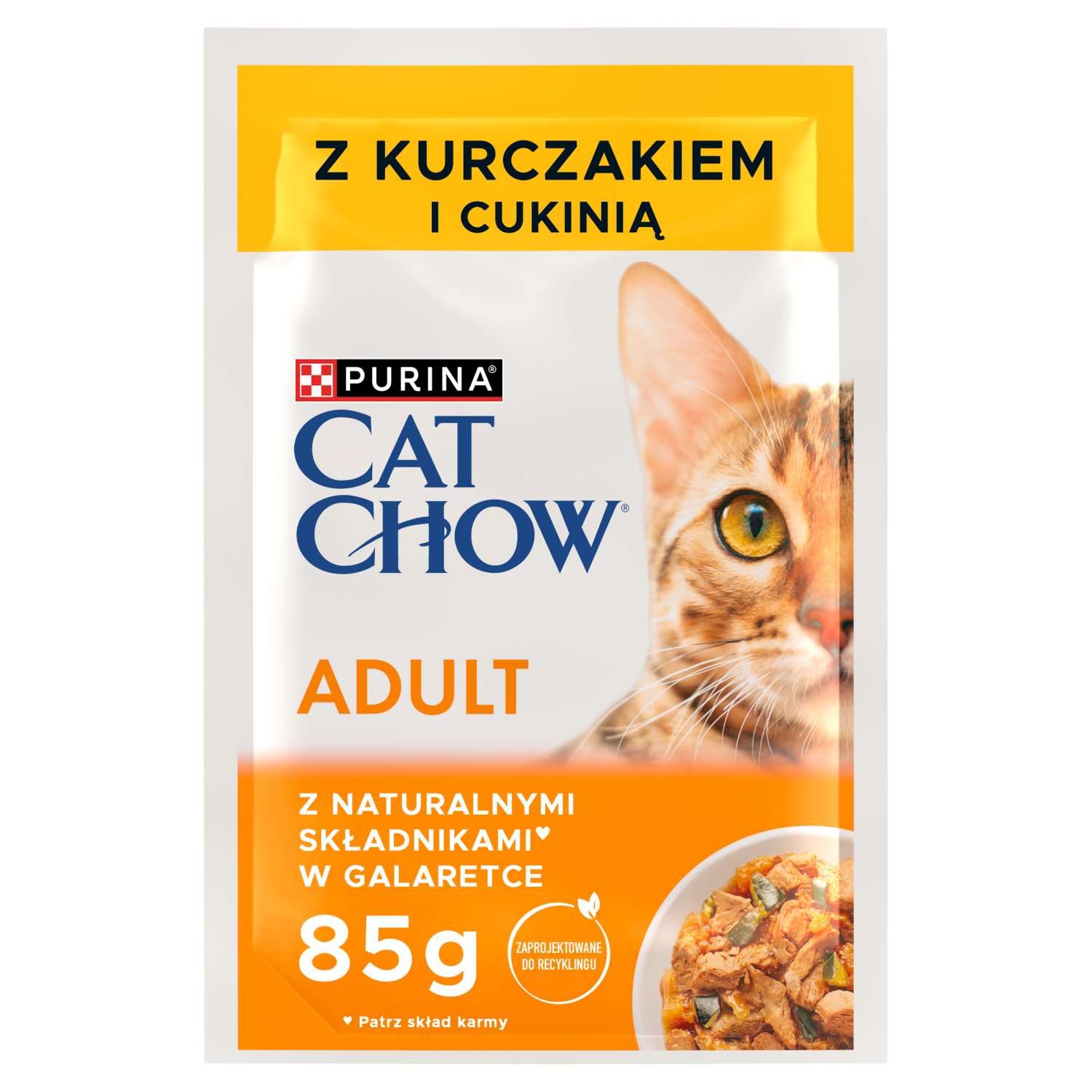 Purina Cat Chow Adult Kurczak I Cukinia 85g