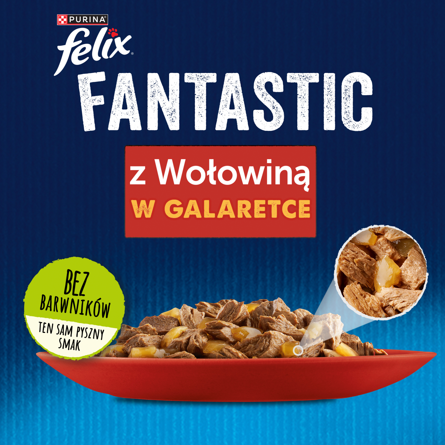 Felix Fantastic Wołowina W Galaretce 85g