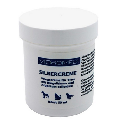 Micromed Vet Silver Creme, Krem z Jonami Srebra 50ml – Antybakteryjny i Regenerujący Krem dla Zwierząt