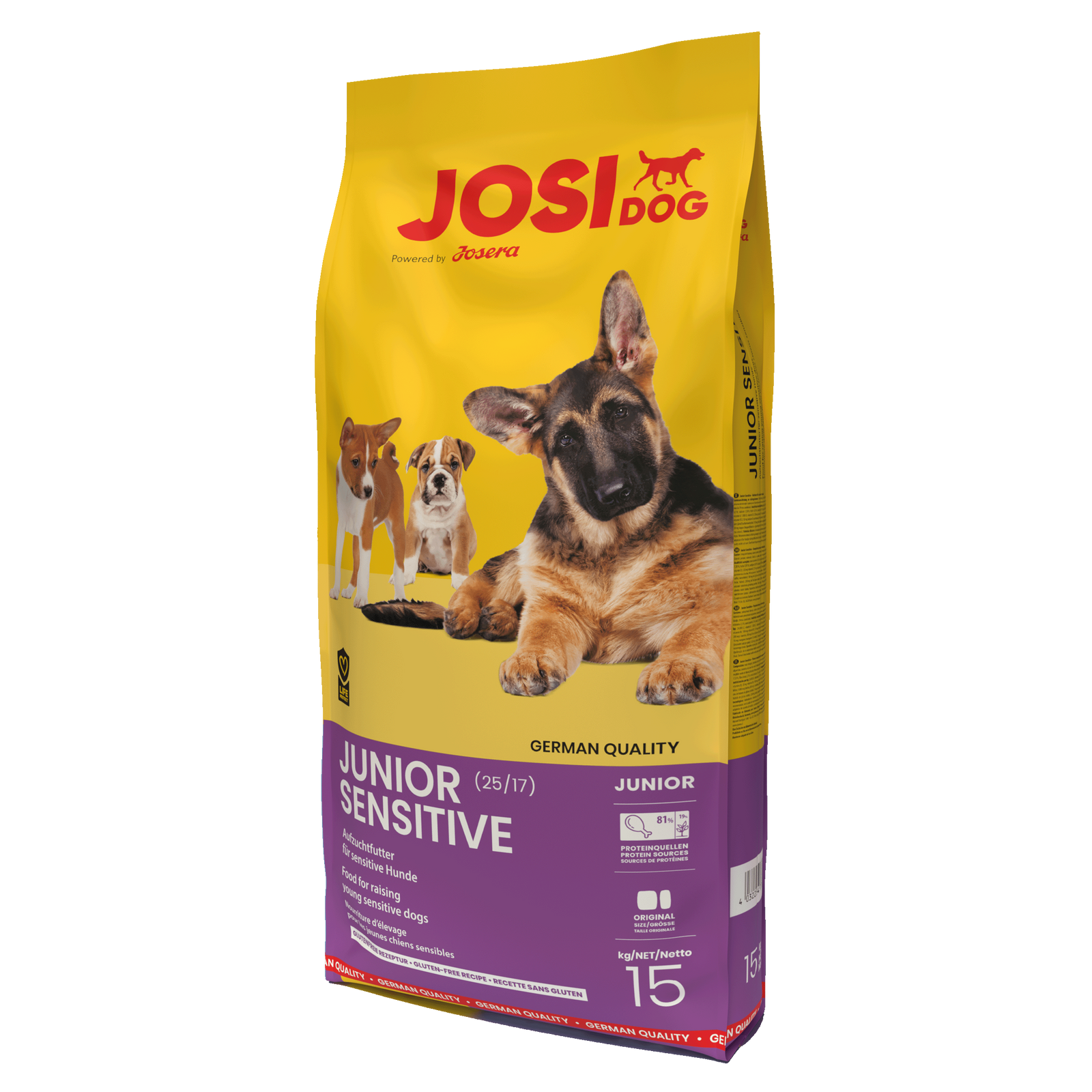 JOSERA JosiDog Junior Sensitive Karma Sucha Dla Szczeniąt 15kg