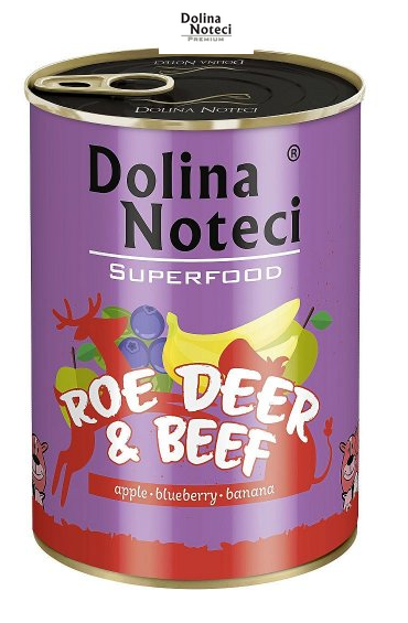 Dolina Noteci Superfood Sarna I Wołowina 400g