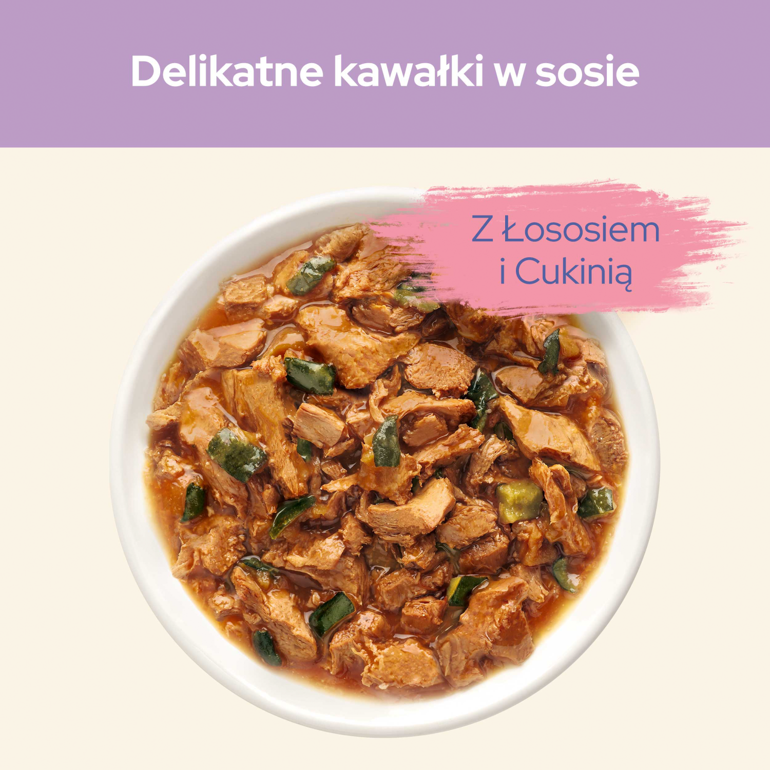 Purina Cat Chow Sensitive Karma Z Łososiem I Cukinią W Sosie 85g