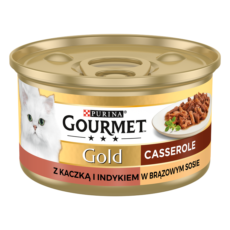 Purina Gourmet Gold kaczka/indyk w sosie 85g