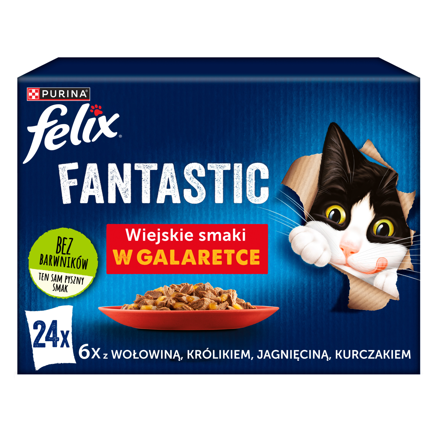 Felix Fantastic Wiejskie Smaki W Galaretce 24x85g