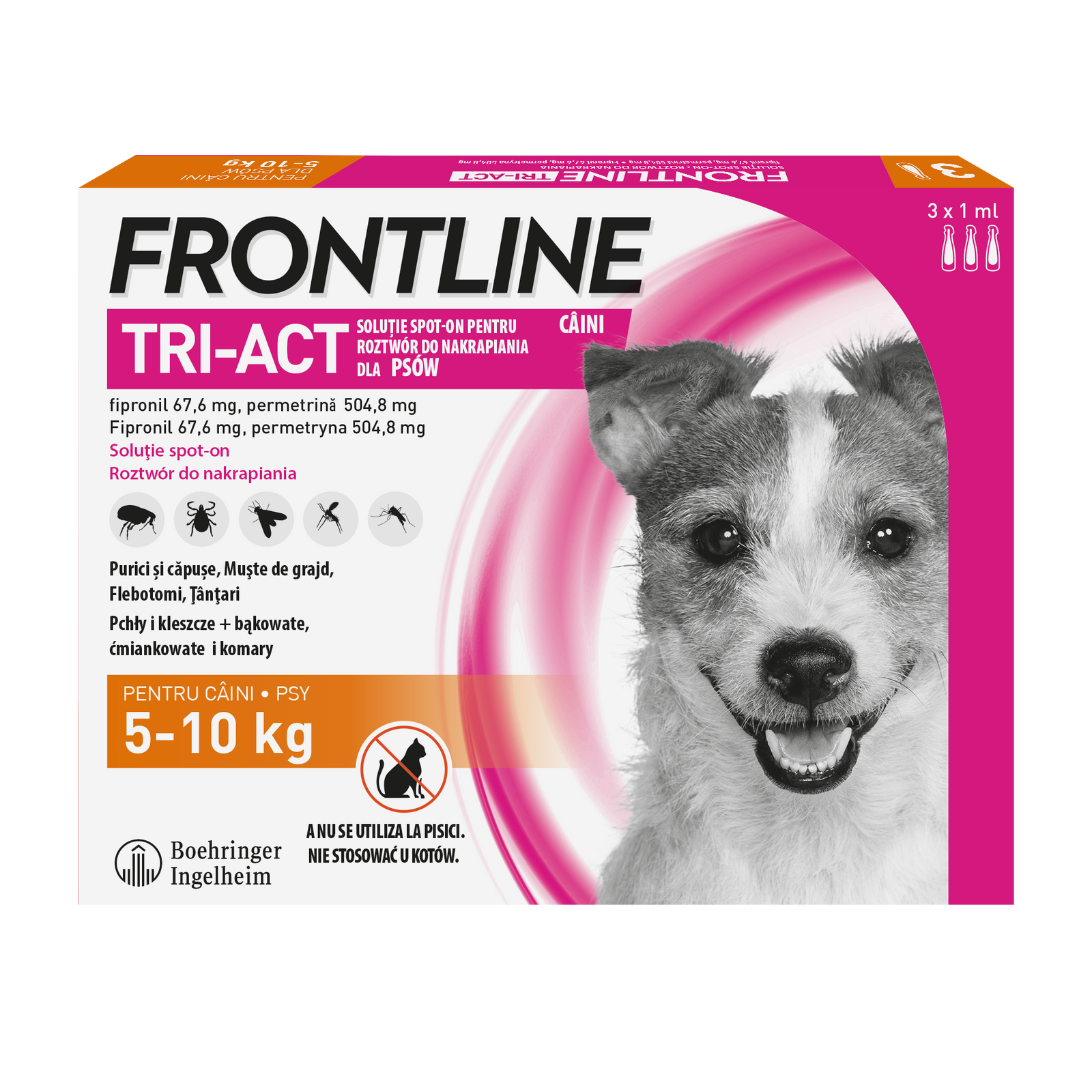 FRONTLINE Tri-Act Dla Psów 3x1ml