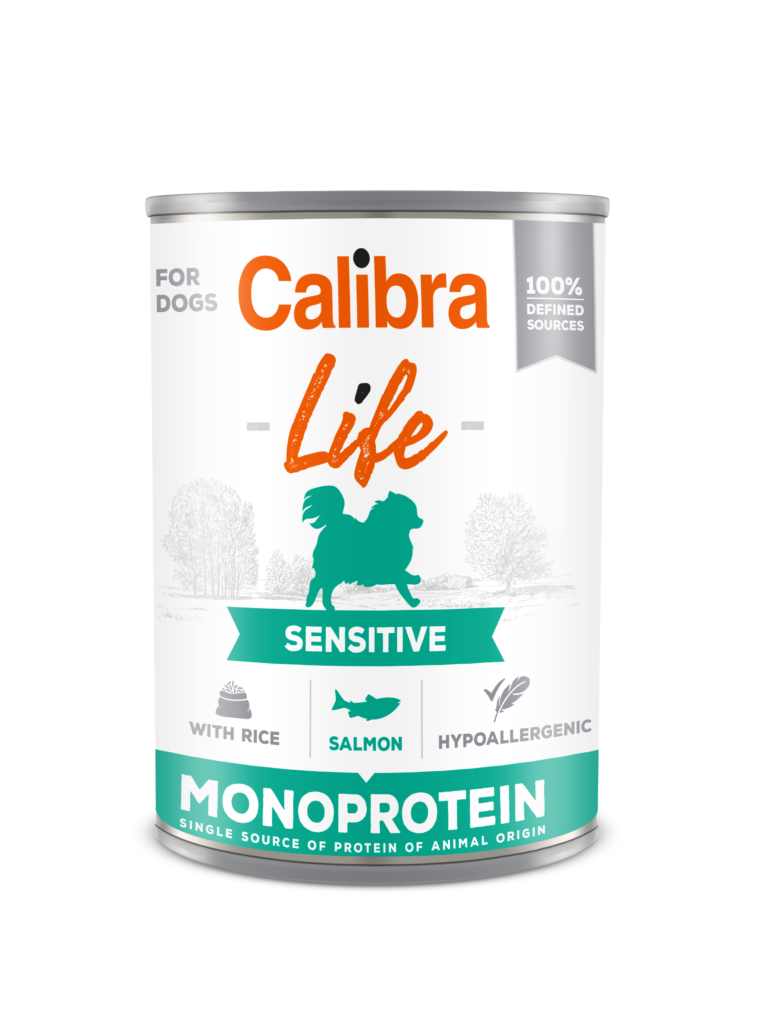Calibra Dog Life Sensitive Salmon With Rice Karma Dla Psa 400g