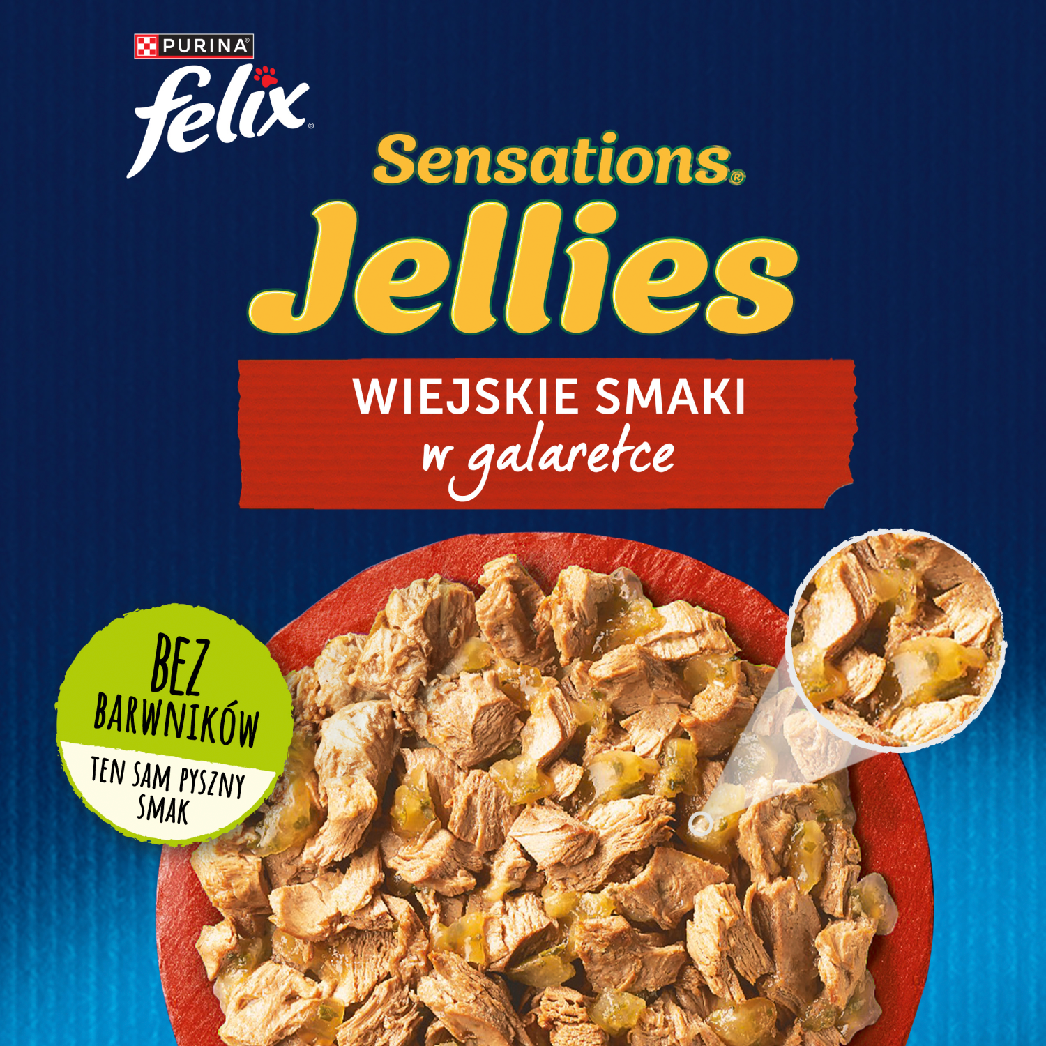 Felix Sensations Jellies Karma Dla Kota Wiejskie Smaki W Galaretce 4x85g