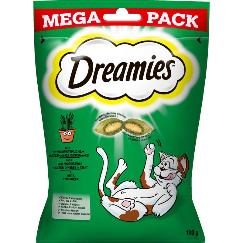 Dreamies 180g Przysmak Dla Kota Z Kocimiętką