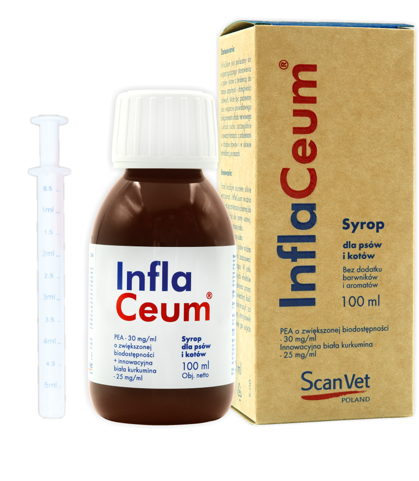 Scanvet Inflaceum Preparat Dla Psów I Kotów Wspomagający Stawy 100ml