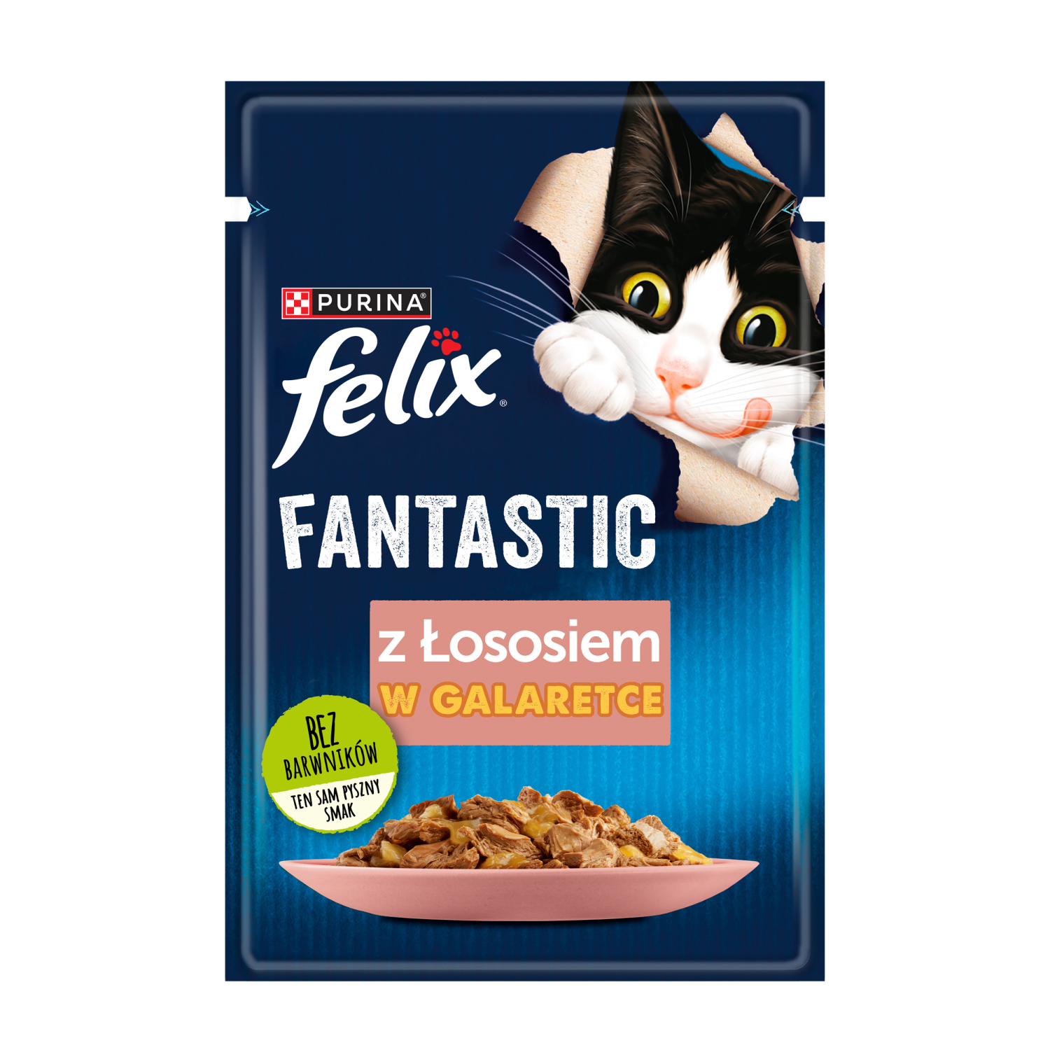 Felix Fantastic Łosoś W Galaretce 85g