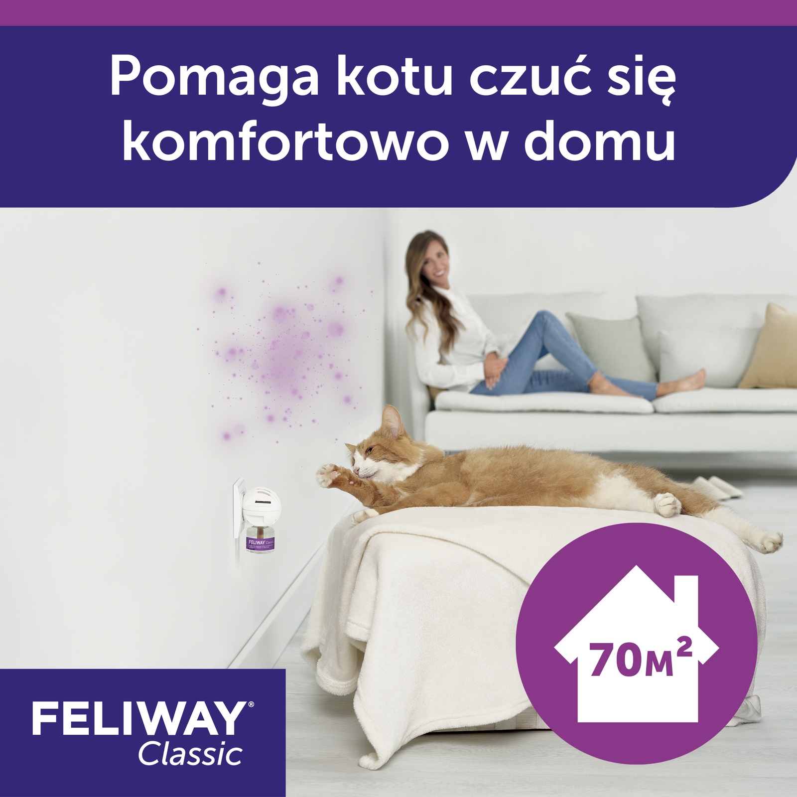 Ceva Animal Health Polska Sp. Z O.o Feliway Classic Wkład Dyfuzora 48ml