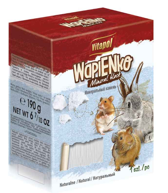 Vitapol Kostka Wapienna Naturalna XL Dla Gryzoni I Królika 190g