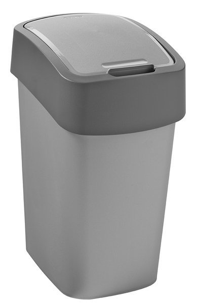 Curver Flip Bin Kosz Na Śmieci Szaro-Grafitowy 10l